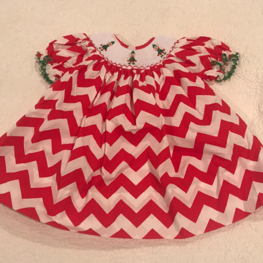 Chevron Christmas dress